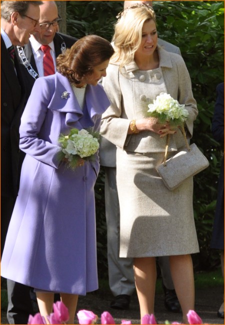 Koningin Silvia en Prinses Máxima