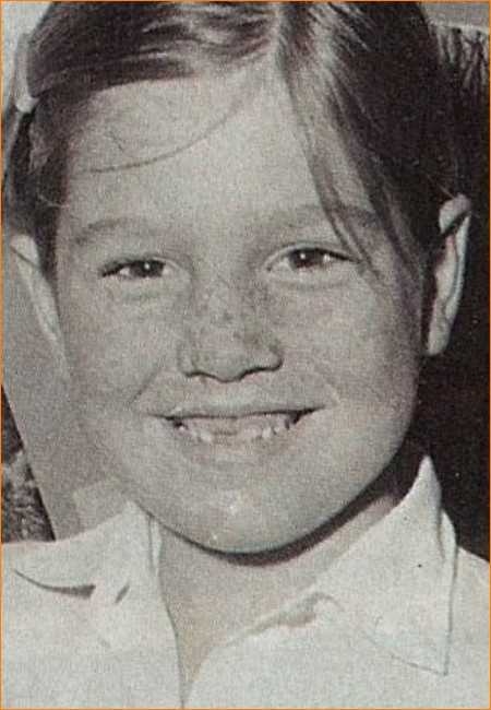 Prinses Máxima op ongeveer 8-jarige leeftijd