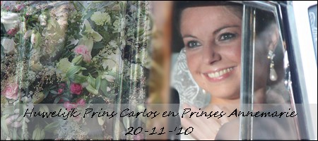 Huwelijk Prins Carlos en Prinses Annemarie: 20-11-'10