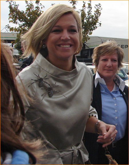 Prinses Máxima op 3 oktober 2009