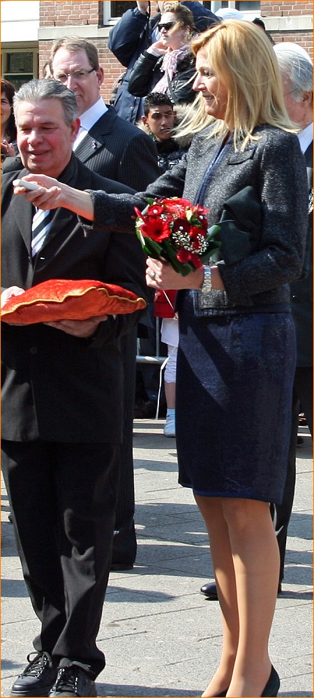 Prinses Máxima op 12 april 2010