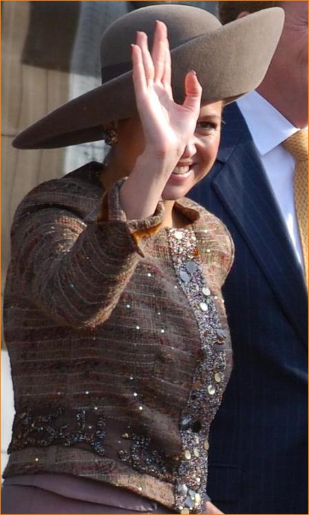 Prinses Máxima op 7 november 2008
